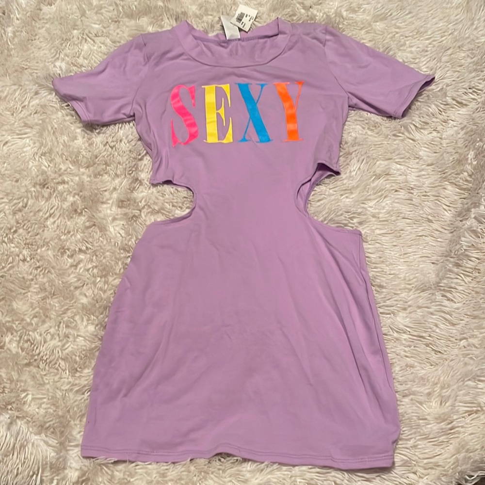 Purple Sexy dress